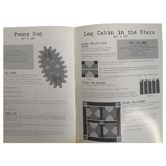 3 Whimsicals Quilt Pattern Book For The Bird Homestead Sampler Sample The Season - Picture 14 of 14